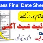 12th Class Date Sheet 2026 All Punjab Boards