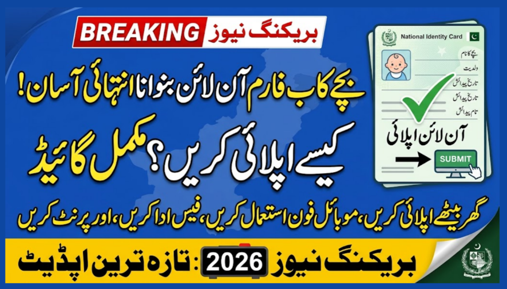 How to Apply for Child B Form Online