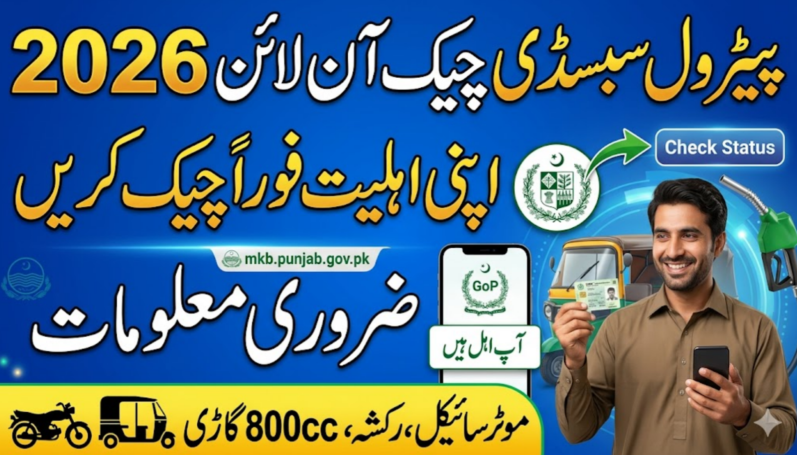 Petrol Subsidy Check Online