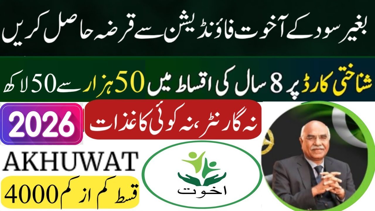 How to Apply for Akhuwat Interest-Free Loan 2026